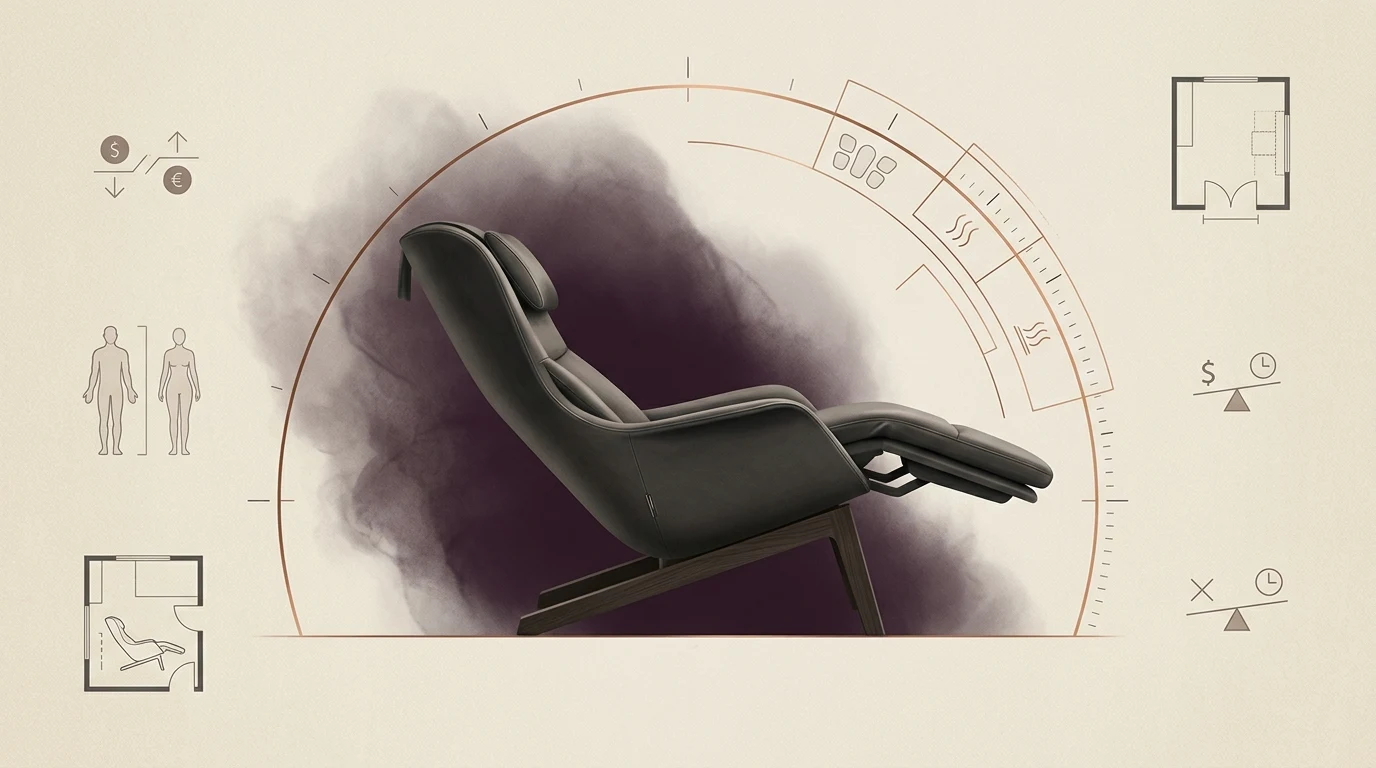Massagestol med zero gravity: Hvad funktionen gør